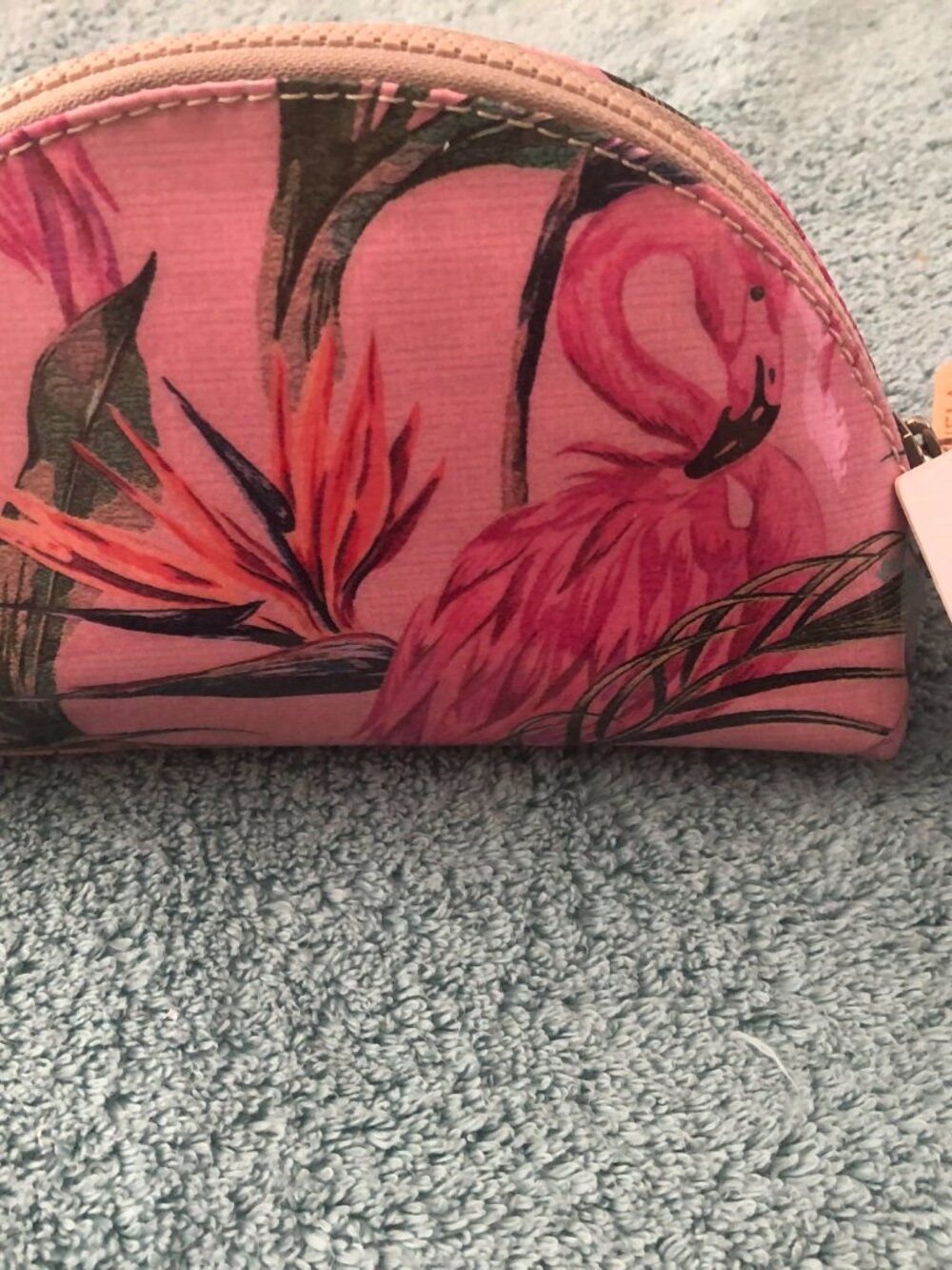 Consuela Brynn Flamingo Cosmetic Bag NWT